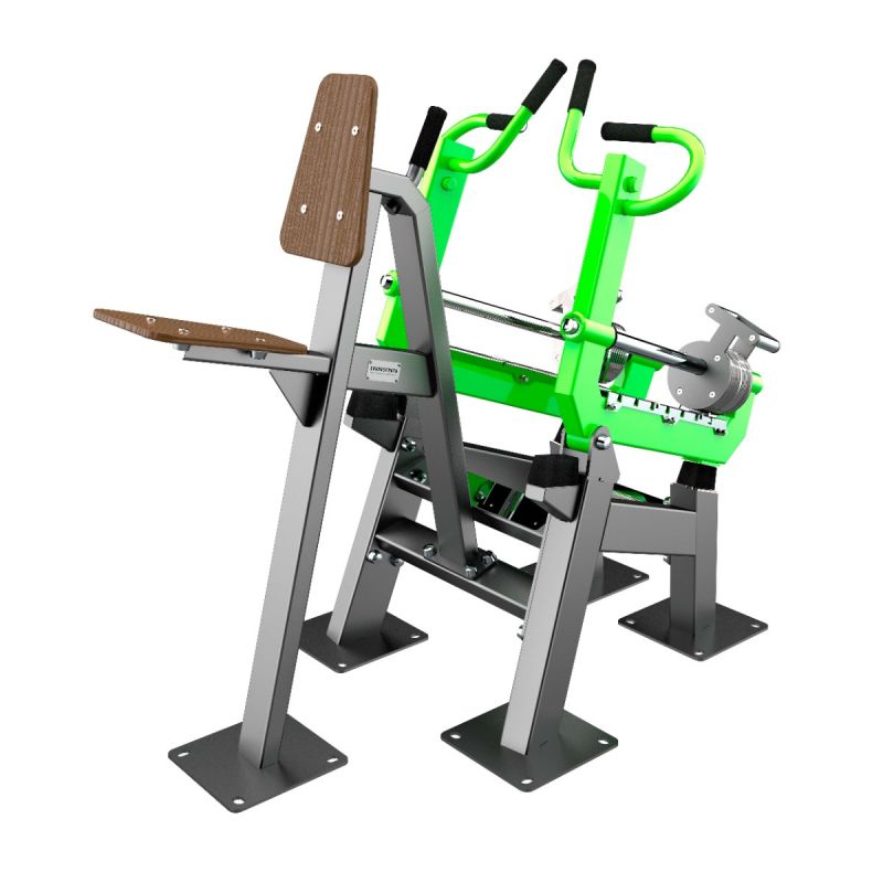 F-2809 Уличный тренажер Наклонная тяга с переменной нагрузкой ZAVODSPORTA