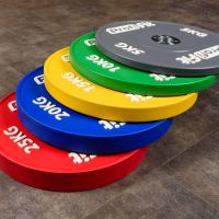 Диск профессиональный обрезиненный HARD цветной D51 мм PROFI-FIT 5 кг