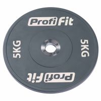 Диск профессиональный обрезиненный HARD цветной D51 мм PROFI-FIT 5 кг