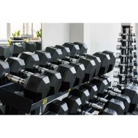 Гантель гексагональная обрезиненная PROFI-FIT 27,5 кг