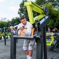 Power-1811 Уличный тренажер Бицепс-машина с переменной нагрузкой ZAVODSPORTA