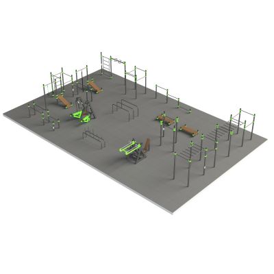 S-1023 GTO Спортивная площадка 240 кв.м ZAVODSPORTA