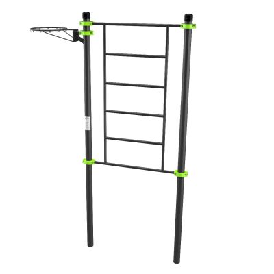 W264 Гимнастический снаряд (шведская стенка) с баскетбольным кольцом ZAVODSPORTA
