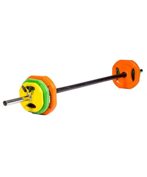 Штанга для аэробики PROFI-FIT 20090, обрезиненные диски (1,25 кг; 2,5 кг; 5 кг) по 2шт