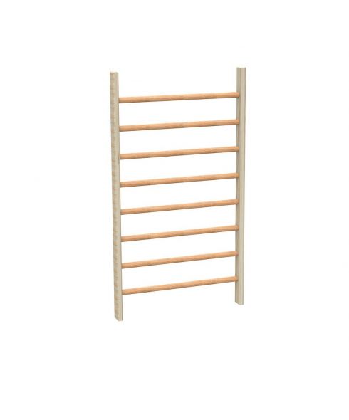 Стенка шведская, гимнастическая массив 90 мм, 2,6х0,6 м ZAVODSPORTA