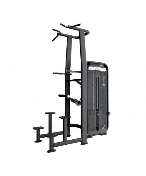 E7009 Турник, брусья с противовесом