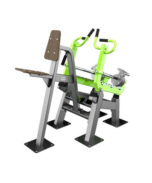 F-2809 Уличный тренажер Наклонная тяга с переменной нагрузкой ZAVODSPORTA РАСПРОДАЖА