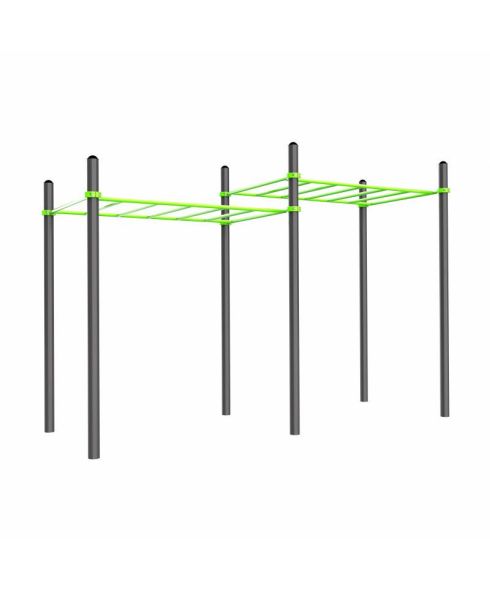 W313 Воркаут Рукоход классический двухуровневый ZAVODSPORTA