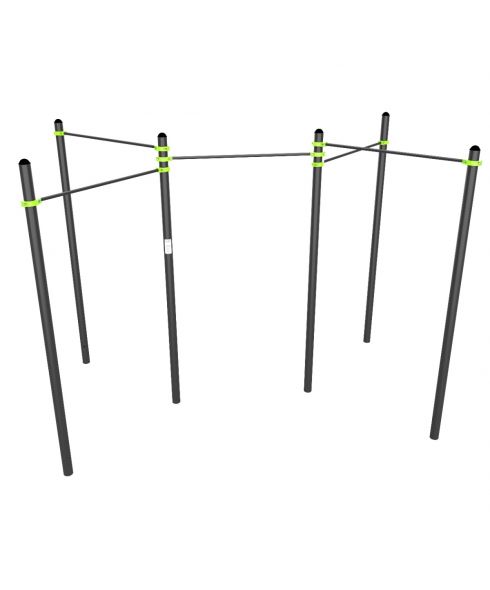 W350 Воркаут (5 турников) ZAVODSPORTA